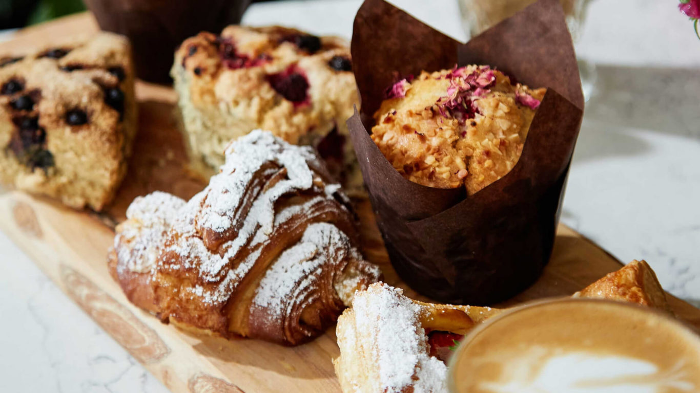 EVENTS__Lobby Boardroom __Pastries coffee from side