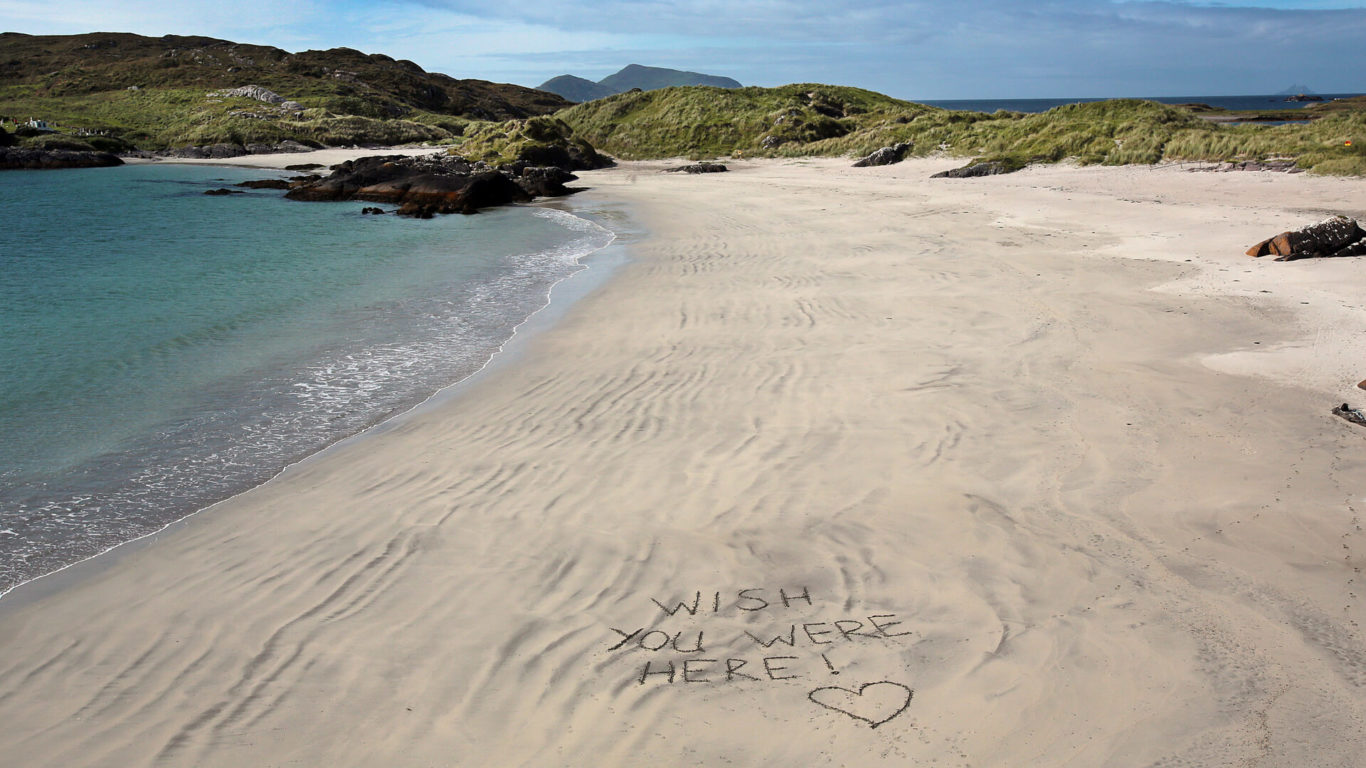 EXPLORE__Beautiful Beaches __ Wish you were here Ring of Kerry beach Co master