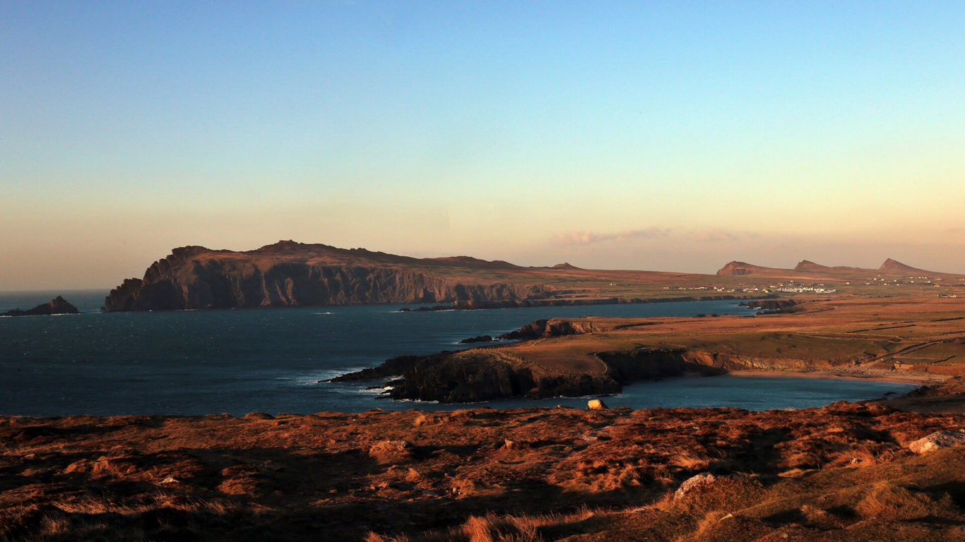 EXPLORE__Day Trips __Sunset View of Ceann Sibeal Dingle Peninsula Co master