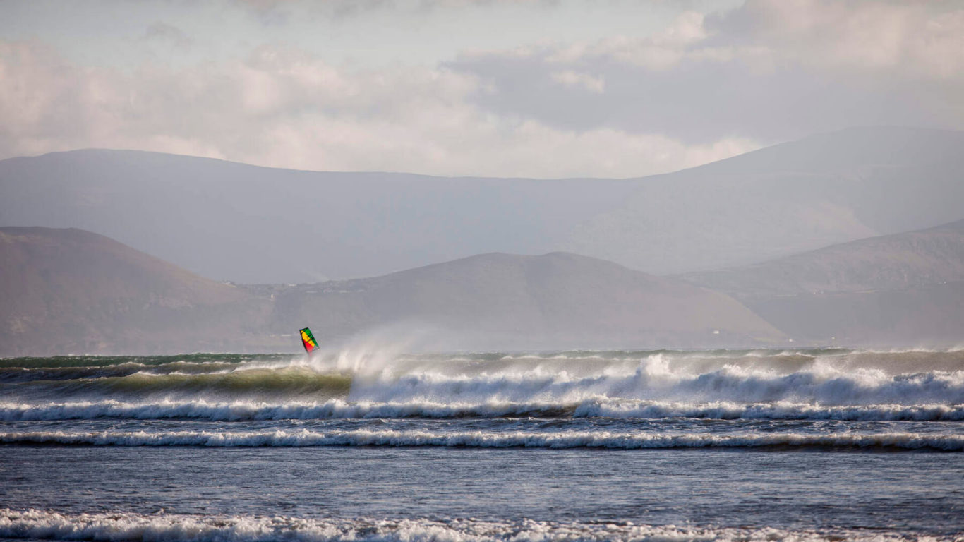 EXPLORE__Surfing Kayaking __Surfier at Inch Beach Dingle Peninsula Co Web Size