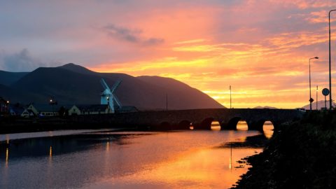 Blennerville Windmill at Sunset 1600 x 1200